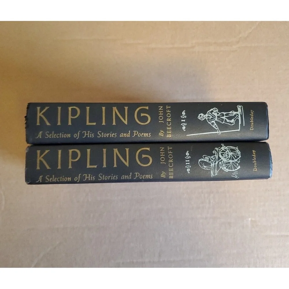 Kipling A Selection of His Stories and Poems 2 Vol Set John Beecroft 1956